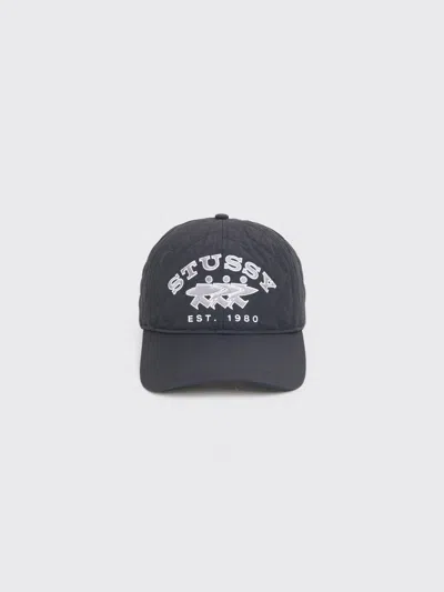Stussy Md Quilted Surfwalk Cap In Blue