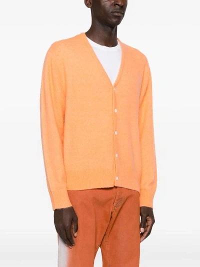 Stussy Brushed Cardigan In Peach