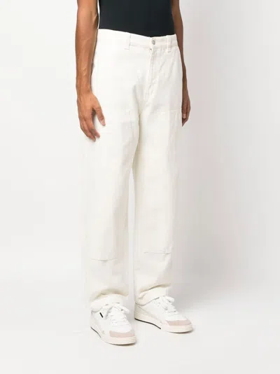 Stussy Men Canvas Work Pant In Bone