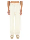 Stussy Men Canvas Work Pant In White