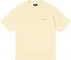 Stussy Men Lazy Short-sleeve Tee In Pale Yellow
