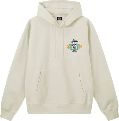 Stussy Men Skull Crest Hoodie In Stone
