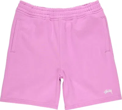 Stussy Men Stock Logo Short In Violet