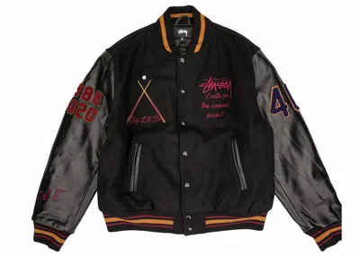 Pre-owned Stussy Men's  40th Anniversary Ist Jacket In Black