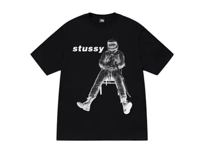 Pre-owned Stussy Men's  Astronaut Tee Shirt In Black