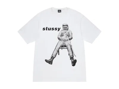 Pre-owned Stussy Men's  Astronaut Tee Shirt In White