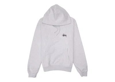 Pre-owned Stussy Men's  Basic Hoodie In Ash Heather
