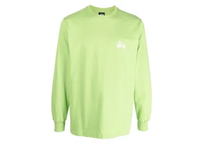 Pre-owned Stussy Men's  Basic Long Sleeve Tee Shirt In Tea In Brown