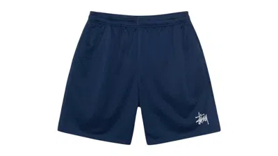 Pre-owned Stussy Men's  Basic Mesh Short In Blue