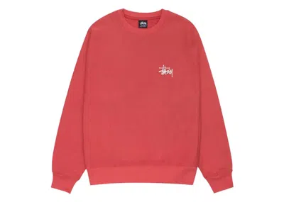 Pre-owned Stussy Men's  Basic  Crew In Pepper