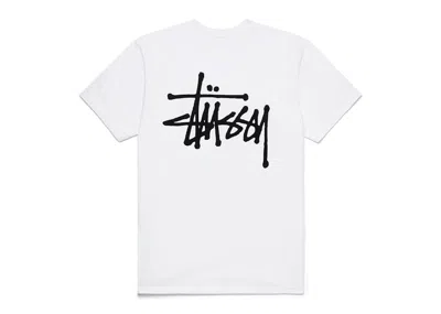 Pre-owned Stussy Men's  Basic T-shirt In White