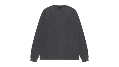 Pre-owned Stussy Men's  Basic Thermal In Washed Black