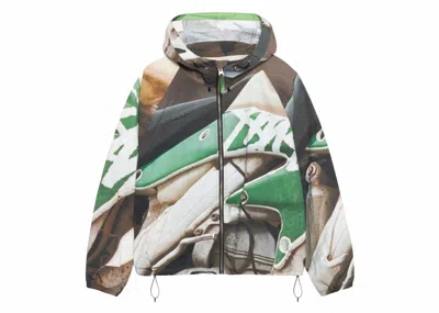 Pre-owned Stussy Men's  Beach Shell Jacket In Baja Print In Multi