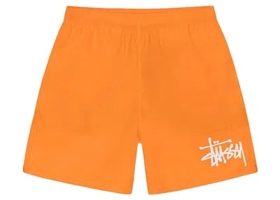 Pre-owned Stussy Men's  Big Basic Water Short In Blaze