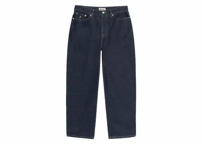 Pre-owned Stussy Men's  Big Ol' Denim Jean In Rinsed Indigo