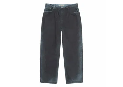 Pre-owned Stussy Men's  Big Ol' Spray Dye Jean In Blue