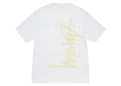Pre-owned Stussy Men's  Buana Stock Tee Shirt In White