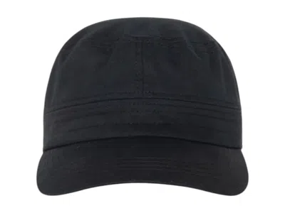 Pre-owned Stussy Men's  Cadet Helvetica Logo Cap In Black