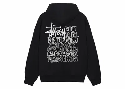 Pre-owned Stussy Men's  California Grown Hoodie In Black