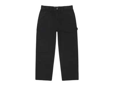 Pre-owned Stussy Men's  Carpenter Canvas Pant In Black
