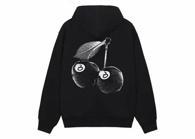 Pre-owned Stussy Men's  Cherries Hoodie In Black