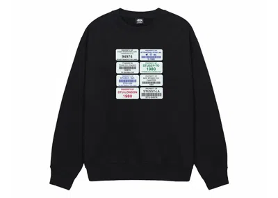 Pre-owned Stussy Men's  Codes Crew In Black