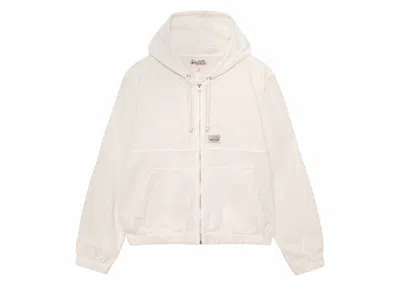 Pre-owned Stussy Men's  Cotton Mesh Work Jacket In Bone