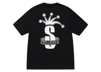 Pre-owned Stussy Men's  Crown Band Tee Shirt In Black