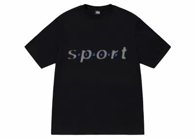 Pre-owned Stussy Men's  Dot Sport T-shirt In Black