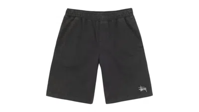 Pre-owned Stussy Men's  Double Layer Jersey Short In Black
