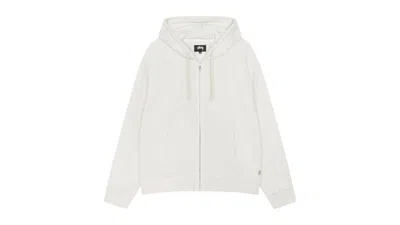 Pre-owned Stussy Men's  Double Layer Waffle Zip Hoodie In Off White