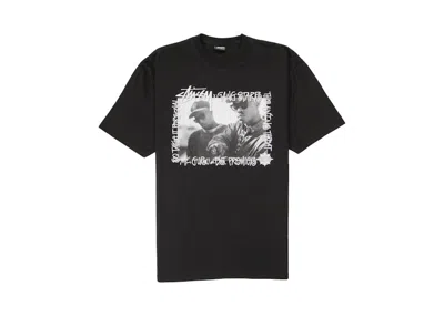 Pre-owned Stussy Men's  Gang Starr Take It Personal Tee Shirt In Black