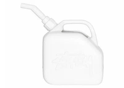 Pre-owned Stussy Men's  Gas Can Vase In Ceramic White