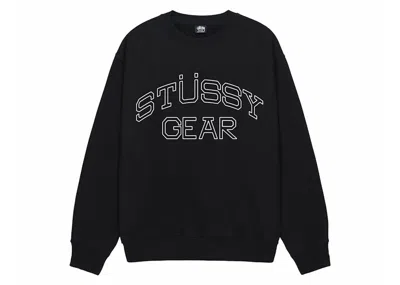 Pre-owned Stussy Men's  Gear Crew In Black