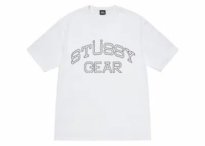 Pre-owned Stussy Men's  Gear Tee Shirt In White