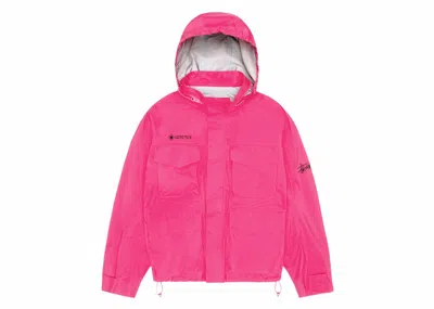 Pre-owned Stussy Men's  Goretex M65 Jacket In Magenta
