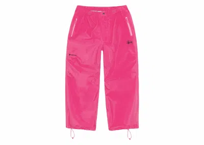 Pre-owned Stussy Men's  Goretex Over Trouser In Magenta In Purple