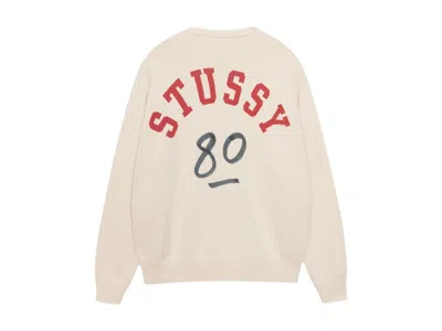 Pre-owned Stussy Men's  Handwritten Sweater In Natural