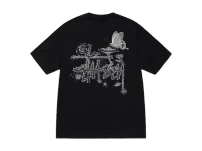 Pre-owned Stussy Men's  In Bloom Tee Shirt In Black