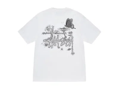 Pre-owned Stussy Men's  In Bloom Tee Shirt In White