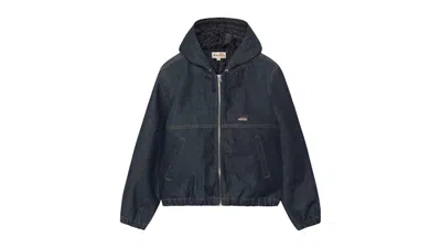 Pre-owned Stussy Men's  Insulated Work Denim Jacket In Raw Indigo