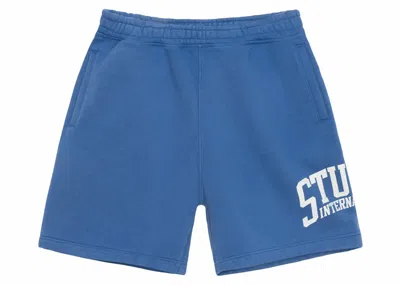 Pre-owned Stussy Men's  International Fleece Short In Blue