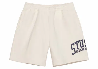 Pre-owned Stussy Men's  International Fleece Short In Ivory