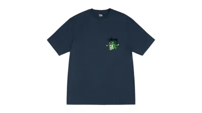 Pre-owned Stussy Men's  Joker Tee Shirt In Navy Blue