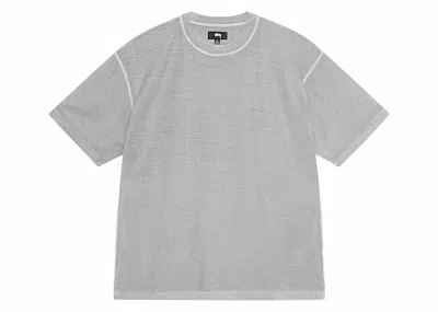 Pre-owned Stussy Men's  Lazy Tee Shirt In Grey In Gray