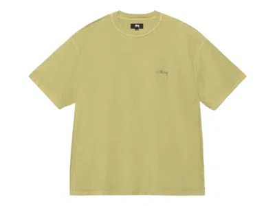 Pre-owned Stussy Men's  Lazy Tee Shirt In Moss In Green