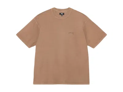 Pre-owned Stussy Men's  Lazy Tee Shirt In Umber