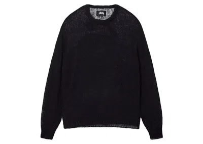 Pre-owned Stussy Men's  Loose Knitwear Sweater In Black