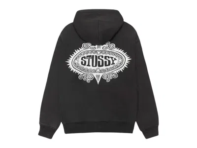 Pre-owned Stussy Men's  Mantra Zip Hoodie In Black