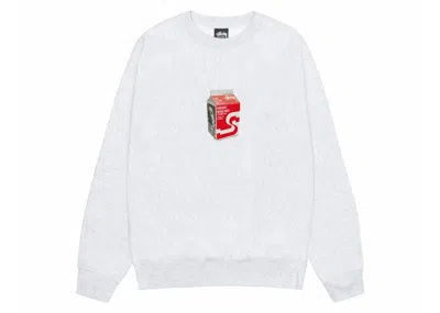 Pre-owned Stussy Men's  Milk Crew In Ash Heather In Gray